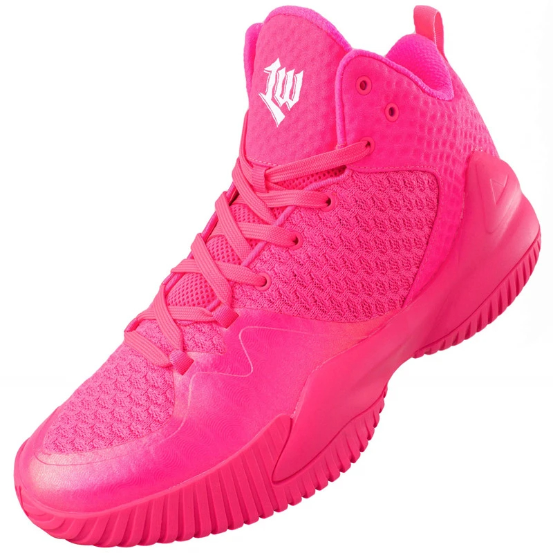 pink basketball shoes